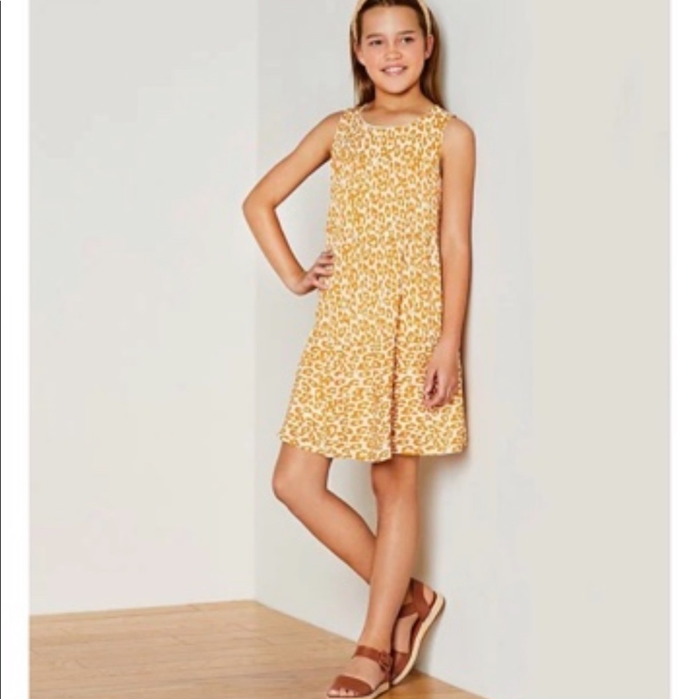 GB girls tiered Cheetah print dress Dilliard's Exclusive Large